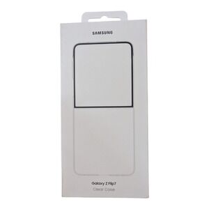 T5-U Samsung‎ Clear Case Cover for Galaxy Z Flip7 (Protective Adhesive Missing)